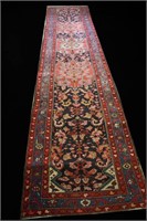 HAND KNOTTED PERSIAN HAMADAN WOOL RUNNER