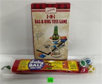 Sticky Ball Target Game&2-in-1 Toss Game