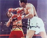 Leon Spinks vs Muhammad Ali Autographed Photo