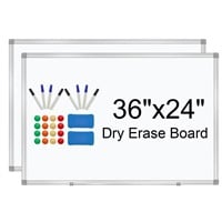 H-Qprobd Whiteboard 36" x 24" Dry Erase Board for