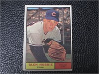 1961 TOPPS #264 GLEN HOBBIE CUBS VINTAGE