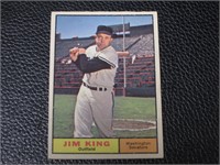 1961 TOPPS #351 JIM KING SENATORS VINTAGE