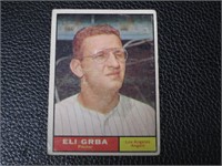 1961 TOPPS #121 ELI GRBA ANGELS VINTAGE