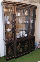 Black Lacquered China Cabinet