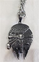 Star Wars Millennium Falcon Pendant with 22" Chain