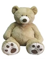 Hugfun 53" (134cm) Plush Sitting Bear In Blonde