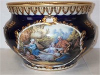 Vintage Limoges Style Porcelain Planter