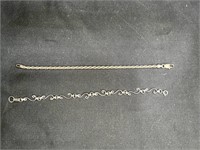 S-Lonk & Rope Sterling Silver Bracelets