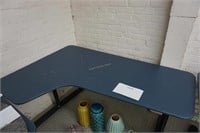 modern work table with left run-off