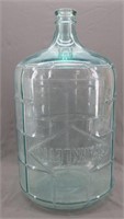 5-Gallon SPARKLETTS Aqua Blue Glass Water Bottle