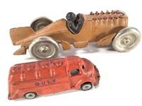 Vtg Hubley & Other Cast Iron Toy Vehicles