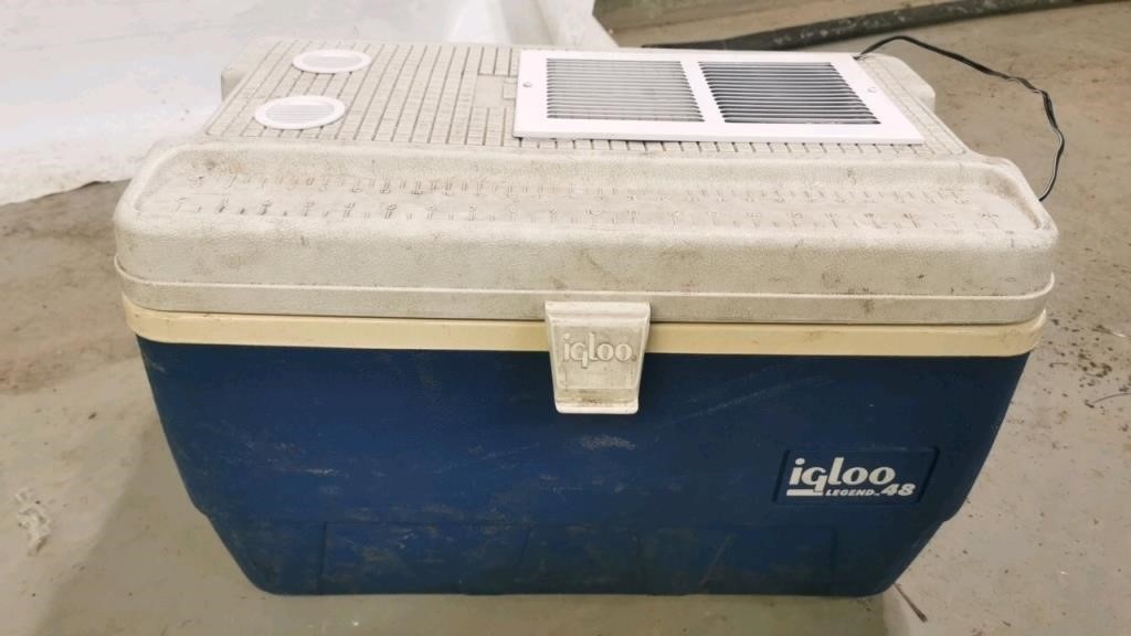 Home Made Camping Cooler Air Conditioner Unit