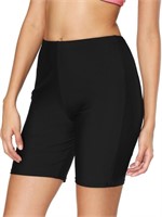 C828  Charmo High-Waist Swim Shorts, 2X