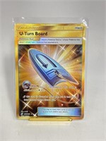 Pokémon UM Gold Holo U-Turn Board Card