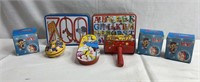 Lot Of Vintage Toys Including Yo-Yos, Noise Maker