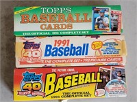 TOPPS 1990 BASEBALL CARDS/1991 PICTURE CARDS &