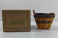 1999 Longaberger Collectors Club Renewal Basket