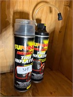 2 CANS SUPER X TIRE INFLATOR