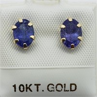 $1250 10K Tanzanite 1.6Ct Earrings