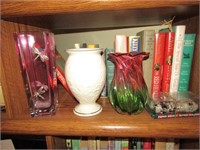 pen holder & vases incl:lenox