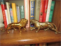 brass lion & tiger