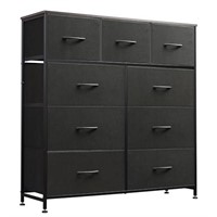 WLIVE 9-Drawer Dresser, Fabric Storage Tower for