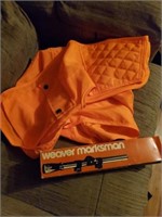 WEAVER MARKSMAN SCOPE AND MOSSYOAK ORANGE VEST