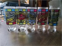 Vintage Beer Glass Set