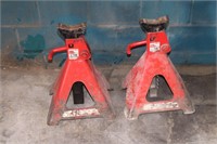 Set of 2 Heavy Duty Big Red 6 Ton Jack Stands