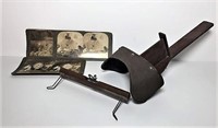 Antique Stereoscope and Three View Cards