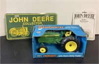 John Deere Model Tractors & License Plate