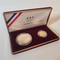 1988 U.S. Olympic (2) Coin Uncirculated Set