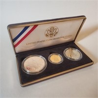 1989 U.S. Congressional (3) Coin Proof Set