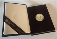 1987 Canada $100 Gold Proof Coin with box & papers