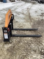 Unused Wolverine Hydraulic Skidloader Forks