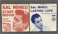 Two Sal Mineo 45 Vinyl Single Records