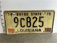 License plate- 1975 Louisiana