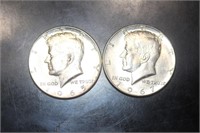 Lot of 2 Kennedy Halves