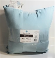 COMFORT BAY 2 PACK TOSS PILLOWS 16 X 16IN, BABY