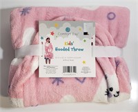 COMFORT BAY KIDS' HOODED THROW WITHOUT HOOD