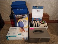 Heating pad, cash box, windbreaker size extra