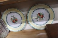 VILLEROY AND BOCH FRENCH GARDEN PLATES