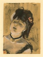 Edgar Degas monotype "La Chanteuse du Cafe-Concert