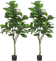 VIAGDO Artificial Fiddle Leaf Fig Tree 6ft Tall 8