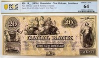 1850'S CANAL BANK OBSOLETE NOTE