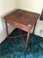 vintage table, 24x24x30