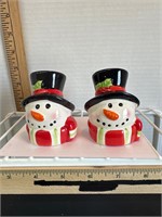 Snowman with top hat