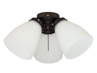 Hampton Bay 3-Light Ceiling Fan Shades Light Kit