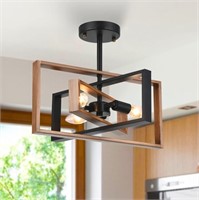 (N) Capslpad Industrial Rectangle Ceiling Light Ru