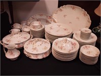 80 pieces of Haviland china decorated with